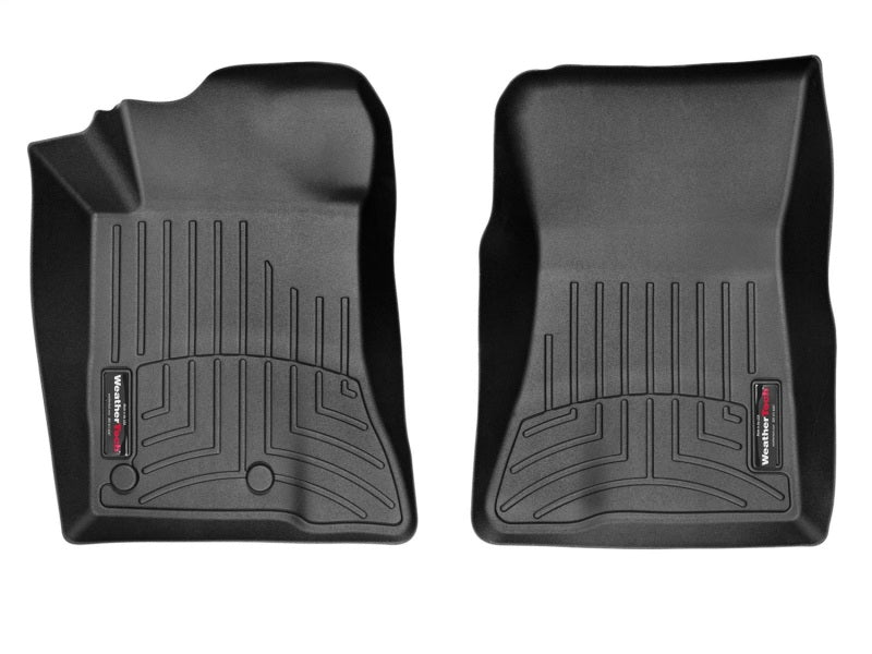 WeatherTech 15 Ford Mustang Front FloorLiners - Black Secondary image