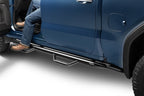 N-Fab Nerf Step 2019 Chevy/GMC 1500 Crew Cab - Cab Length Gloss - Black - 3in for offroad trucks