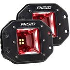 Rigid Industries Radiance+ Scene RGBW Flush Mount - Pair for offroad lighting.