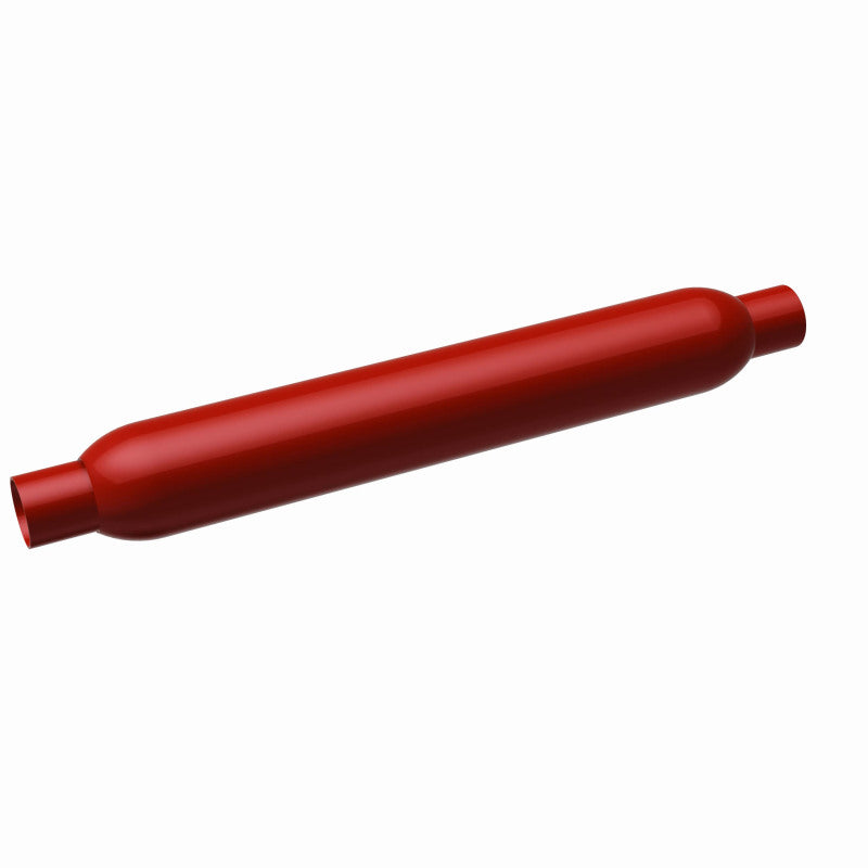 MagnaFlow Muffler Red Pack Series Glasspack 3.5in Rd 22in Body Length 2in/2in Inlet/Outlet for performance offroad parts