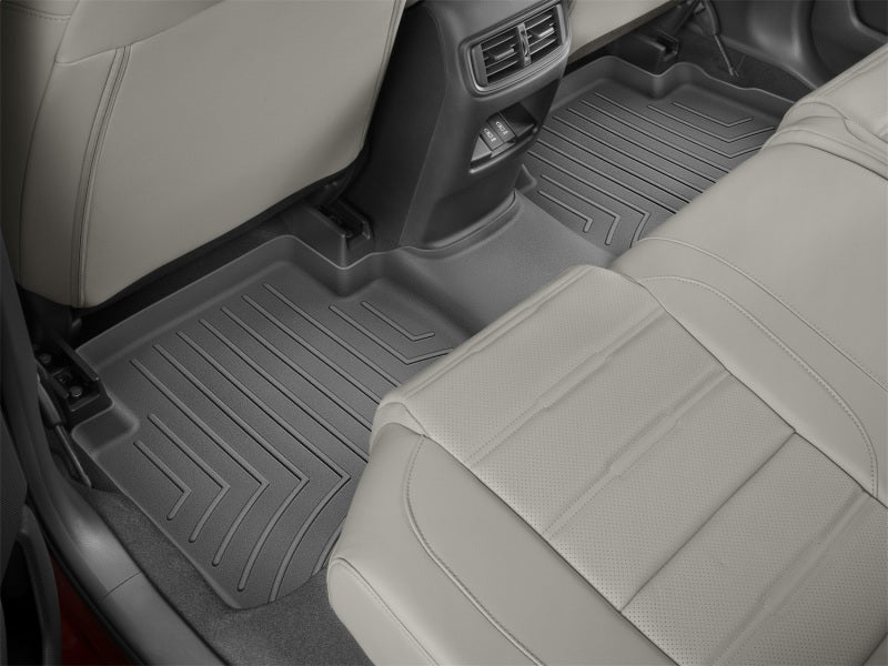 WeatherTech 2017+ Honda CR-V Rear FloorLiner - Black in vehicle