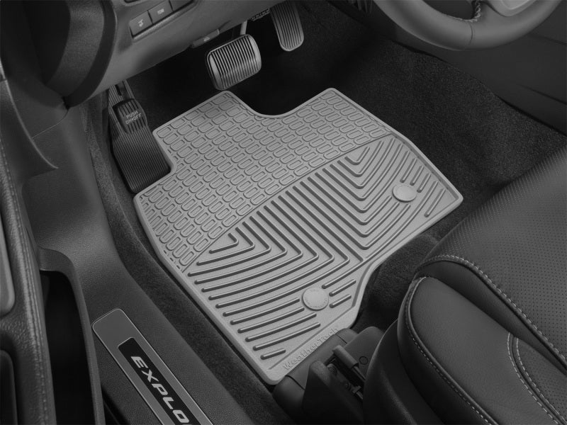WeatherTech 17+ Ford Explorer Front Rubber Mats - Grey Secondary image