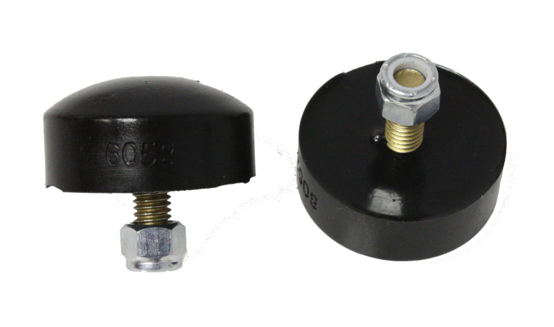 Energy Suspension Black 1 inch Tall Button head Bump Stop Set (2 per set) for offroad performance upgrades.
