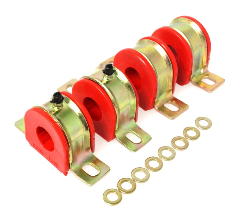 Energy Suspension 1-1/16in GM Greaseable S/B Set - Red with hardware