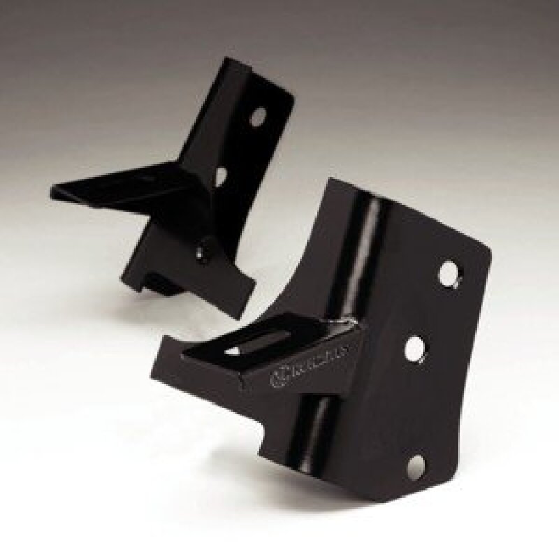 KC HiLiTES 97-06 Jeep TJ A-Pillar Windshield Hinge Light Mount Bracket Set (Pair) - Black Secondary image