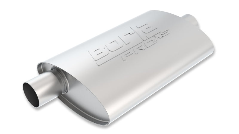 Borla Universal 2.25in Inlet/Outlet Oval Center/Offset 14in x 4in x 9.5in ProXS Muffler for performance upgrades
