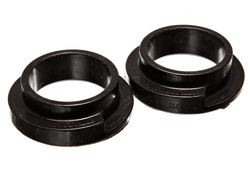 Energy Suspension Universal 2 1/8in ID 2 1/2in OD 5/8in H Black Coil Spring Isolators (2 per set) for offroad parts.