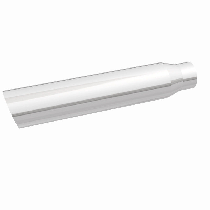 MagnaFlow Tip 1-Pk Sc 3.50 X 18 2.5 15Deg exhaust tip, stainless steel for offroad performance upgrades