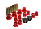 Energy Suspension 98-11 Ford Ranger Red Rear Leaf Spring Bushing Set for offroad performance upgrades
