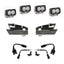 Baja Designs 2019+ Dodge Ram Rebel 1500 S2 Dual Fog Pocket Kit components and brackets for off-road lighting.