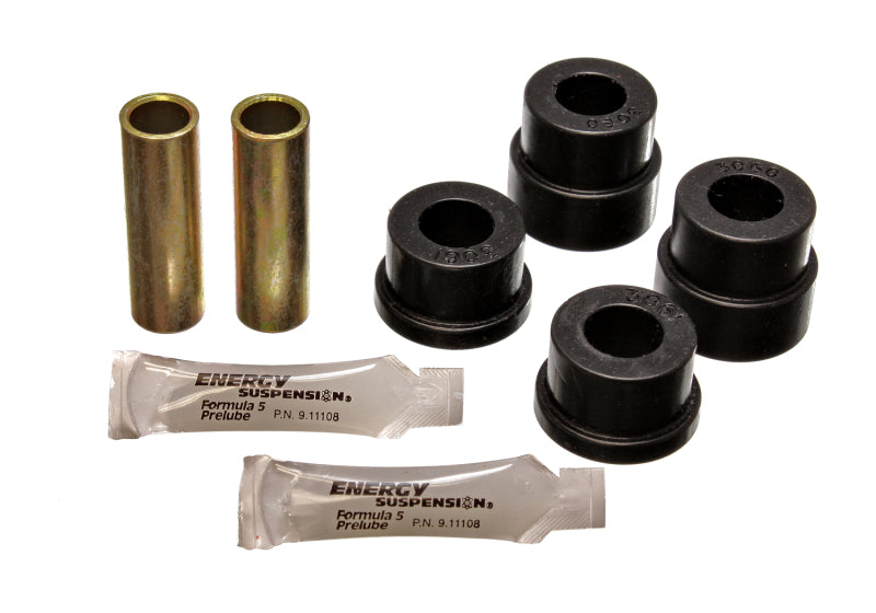 Energy Suspension 70-78 Nissan 240Z/260Z/280Z Black Front Control Arm Bushing Set (Lowers Only) with installation grease packets.