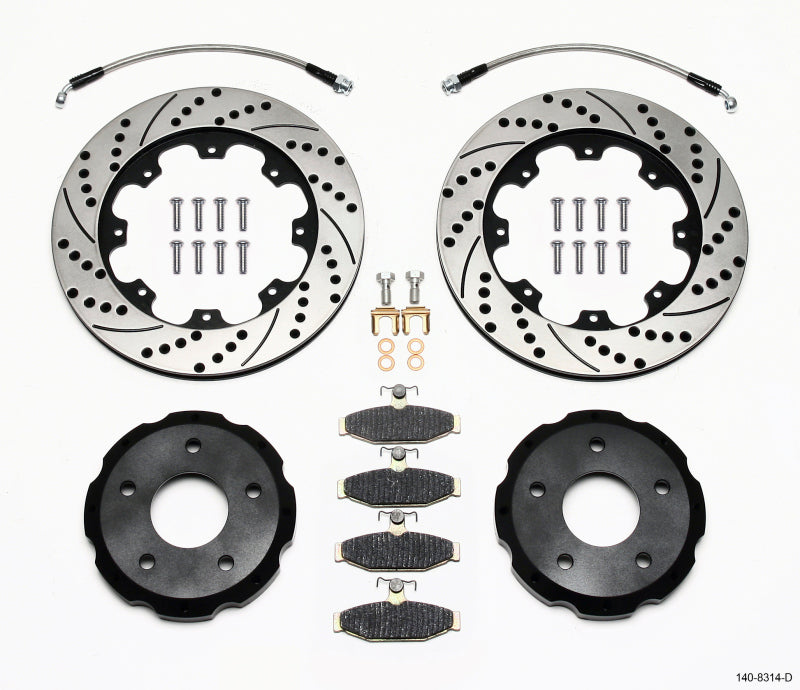 Wilwood Pro-Matrix Rear Kit Drilled 88-96 Corvette C4 Secondary image