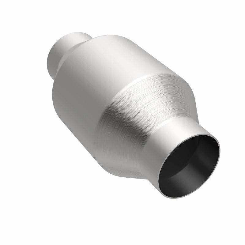 MagnaFlow Conv Univ 2.50inch C/C Met. catalytic converter for offroad performance upgrades.