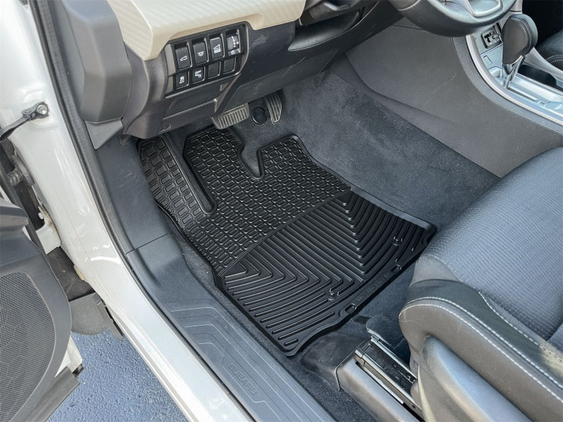 WeatherTech 19-26 Subaru Ascent 1st Row Front All-Weather Floor Mats - Black Secondary image