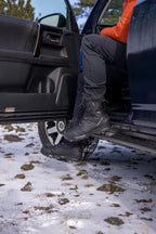 N-Fab Trail Slider Steps 10-20 Toyota 4Runner (Excl. 10-19 Limited / 10-13 SR5) - Textured Black installed on truck.
