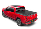 Retrax 21-22 Ford F-150 Super Crew/Super Cab (Incl. 2022 Lightning) 5.5ft Bed RetraxPRO MX installed on red truck