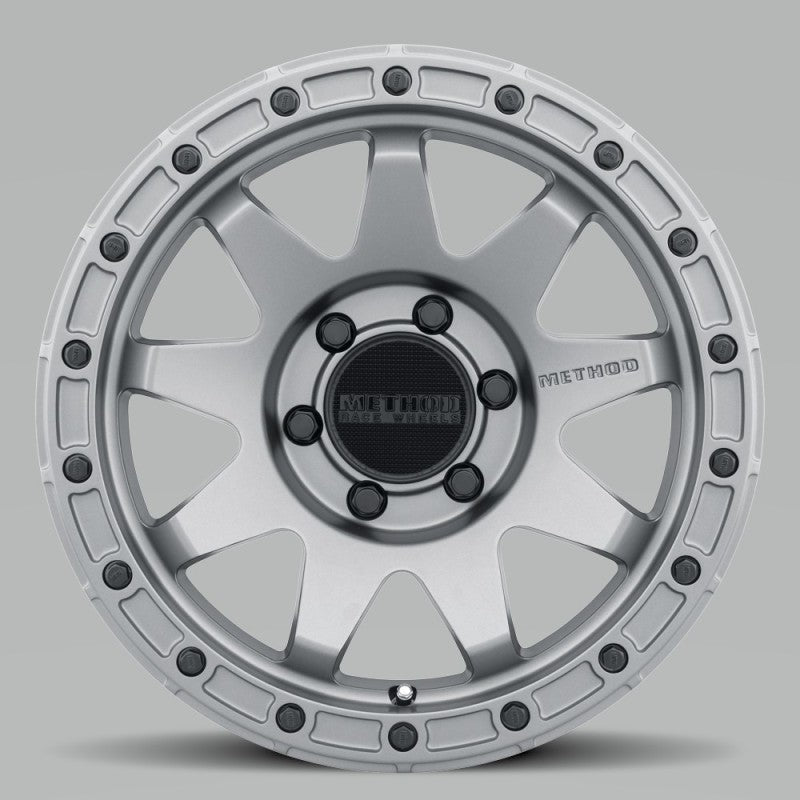Method MR317 20x9 +18mm Offset 6x5.5 106.25mm CB Matte Titanium Wheel Secondary image