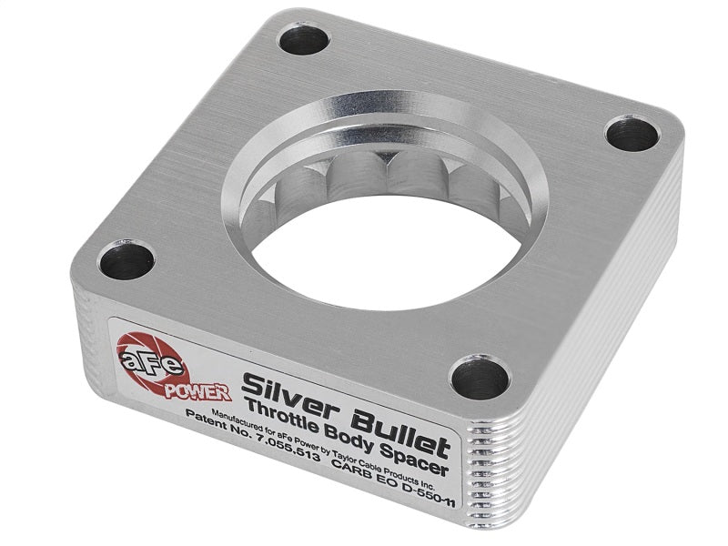 aFe Silver Bullet Throttle Body Spacers TBS Jeep Wrangler (TJ YJ) 91-06 4.0L Secondary image