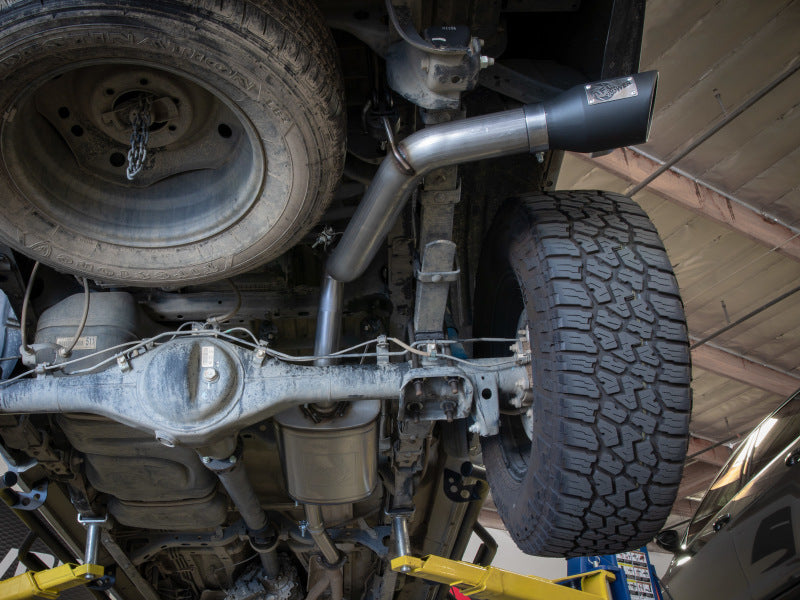 aFe 16-22 Toyota Tacoma Apollo GT Series 2.5in. - 3in. 409 SS Cat-Back Exhaust System w/ Black Tip Secondary image
