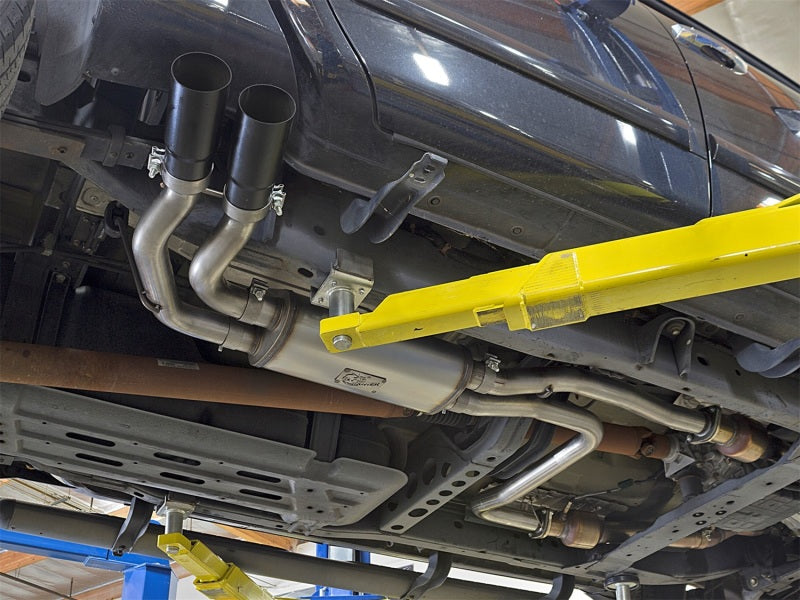 aFe Rebel Series 3in 409 SS Cat-Back Exhaust w/ Black Tips 04-15 Nissan Titan V8 5.6L Secondary image