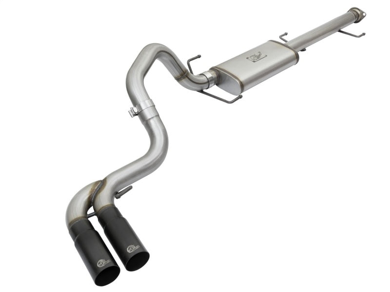 aFe Rebel Series 3in Stainless Steel Cat-Back Exhaust System w/Black Tips 07-14 Toyota FJ Cruiser Secondary image