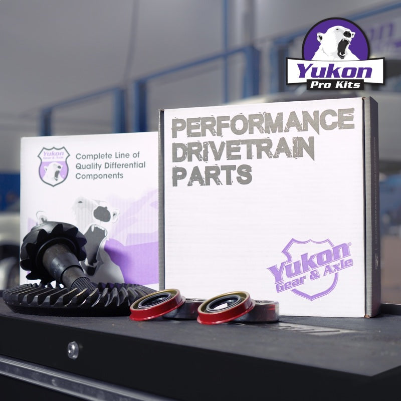 Yukon Gear 8.5in GM 3.73 Rear Ring & Pinion Install Kit Axle Bearings 1.625in Case Journal Secondary image