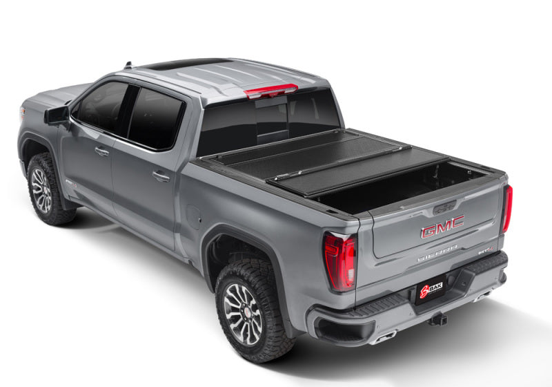 BAK 2020 Chevy Silverado 2500/3500 HD 6ft 9in Bed BAKFlip F1 on a GMC truck