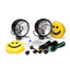 KC HiLiTES Daylighter 6in. Halogen Light 100w Spread Beam (Pair Pack System) - Black SS complete with wiring and accessories.