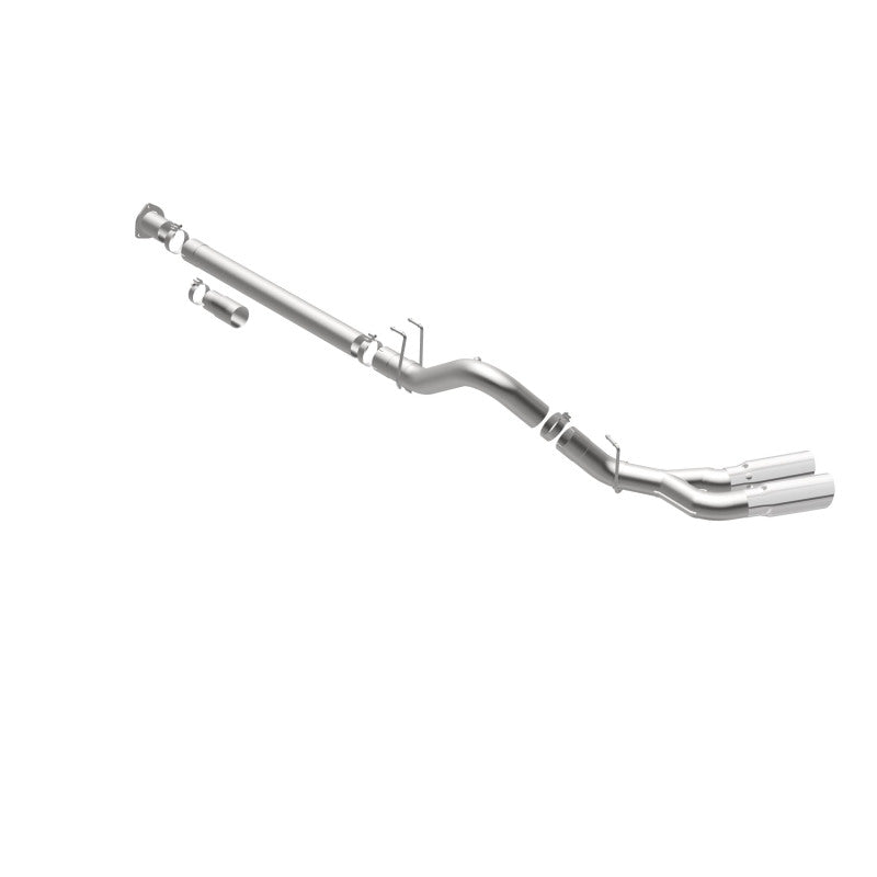 MagnaFlow 08-17 Ford F-250/F-350/F-450 4.6L/6.7 DPF-Back SS 4in Dual Single Passenger Side Rear Exit exhaust system