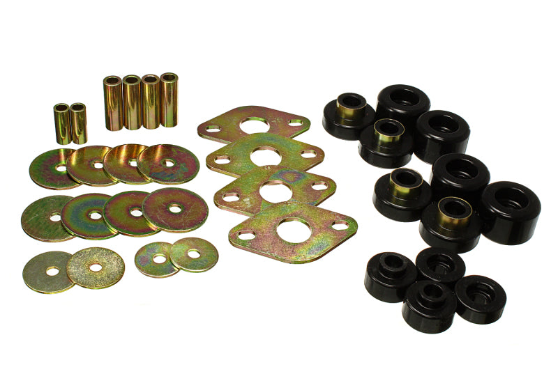 Energy Suspension 01-04 Toyota Tacoma Prerunner Body Bushing Mount Set - Black Secondary image