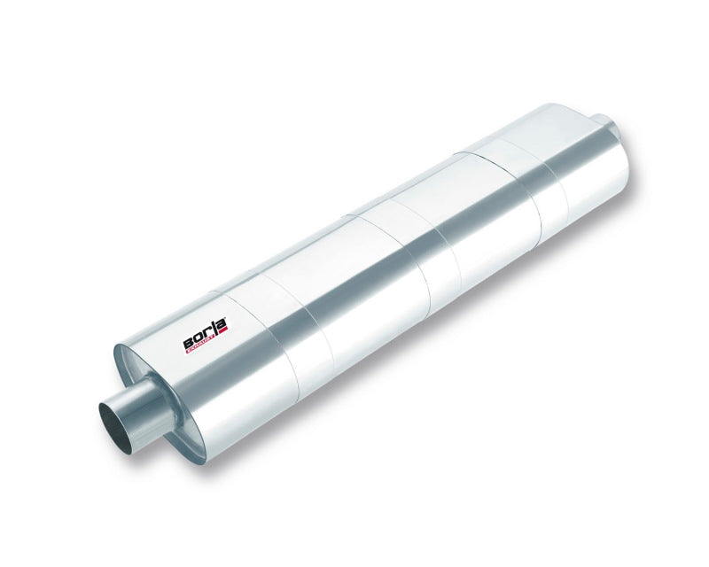Borla 3in ID In/Out x 34in x 8.5 in x 5.5in Oval XR-1 Multi-core Racing Muffler for offroad performance upgrades.