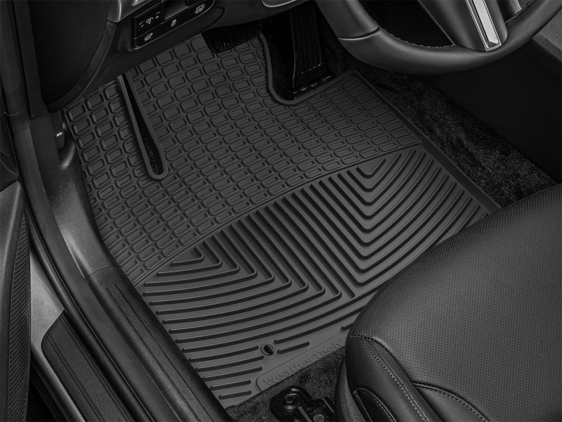 WeatherTech 22-23 Hyundai Tucson (Incl. Hybrid) / Santa Cruz Front Rubber Mats - Black Secondary image