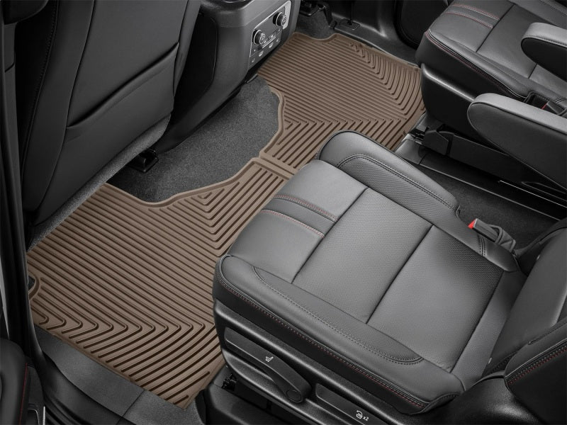 WeatherTech 2021+ Cadillac Escalade Rear Rubber Mats - Tan Secondary image