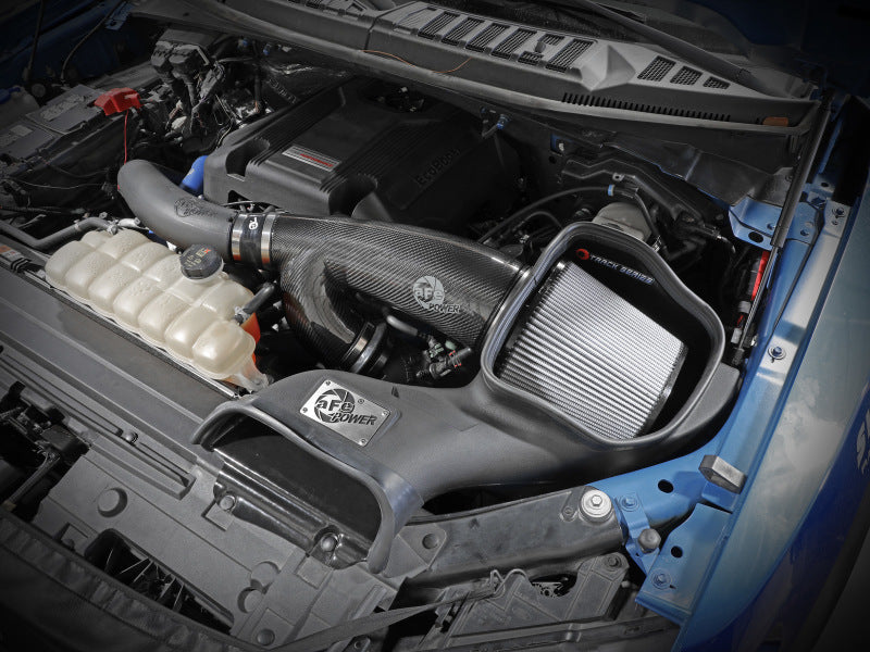 aFe 17-20 Ford F-150/Raptor Track Series Carbon Fiber Cold Air Intake System With Pro DRY S Filters Secondary image