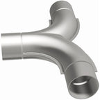 MagnaFlow Smooth Trans T 2.50inch SS 90/90 deg. universal pipe for offroad performance upgrades.