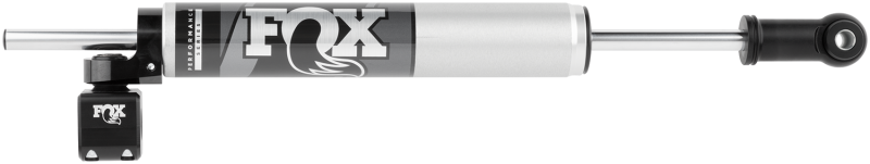 Fox 08-16 Ford Superduty 2.0 Performance Series 8.2in. TS Stabilizer Bottom Axle Mount 1 1/8in Shaft for offroad performance upgrades.