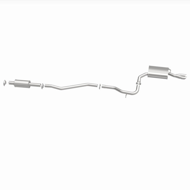 MagnaFlow BRE Exhaust Kit 06-10 Fusion Milan 2.3L exhaust system with gaskets and clamps for direct fit replacement.