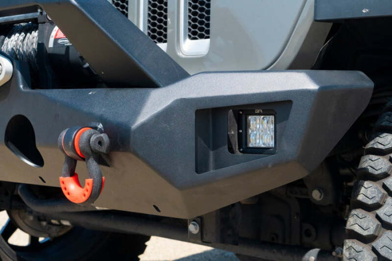 Body Armor 4x4 07-22 Jeep Wrangler JK/JL & Gladiator JT Orion Mid-Width Front Bumper with LED light