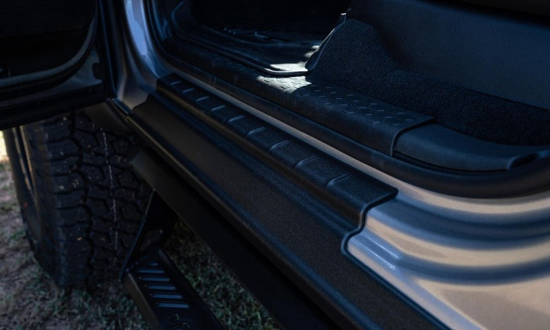 Bushwacker 2021 Ford Bronco 2 Door Trail Armor Rocker Panel - Black Secondary image