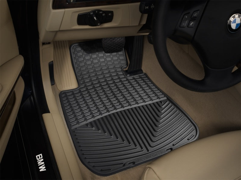 WeatherTech 05+ Chevrolet Cobalt Front Rubber Mats - Black in vehicle
