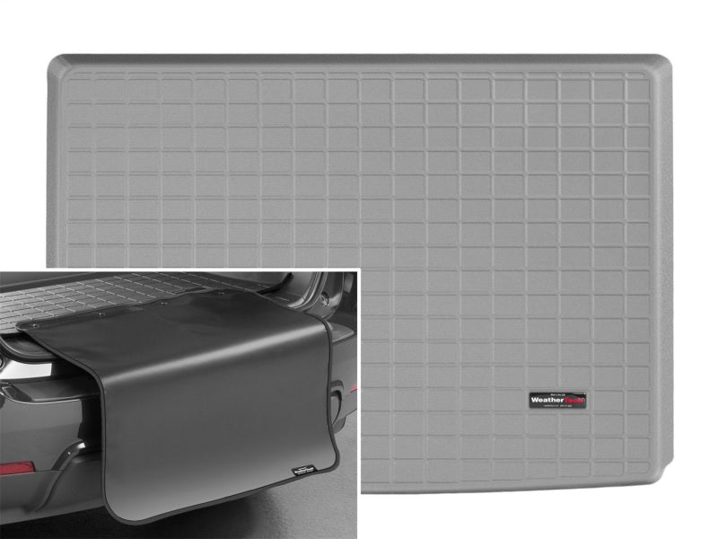 WeatherTech 15+ Cadillac Escalade ESV Cargo Liner w/ Bumper Protector - Grey Secondary image