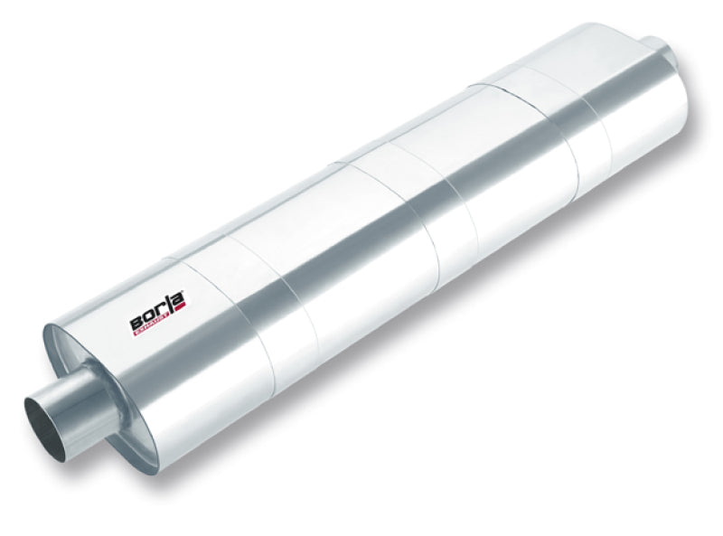 Borla 3in ID In/Out x 34in x 8.5 in x 5.5in Oval XR-1 Multi-core Racing Muffler for offroad performance upgrades.