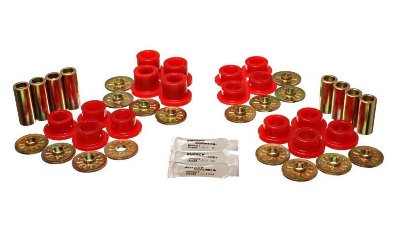 Energy Suspension 92-02 Dodge Viper Red Rear Control Arm Bushing Set components for improved offroad performance and durability
