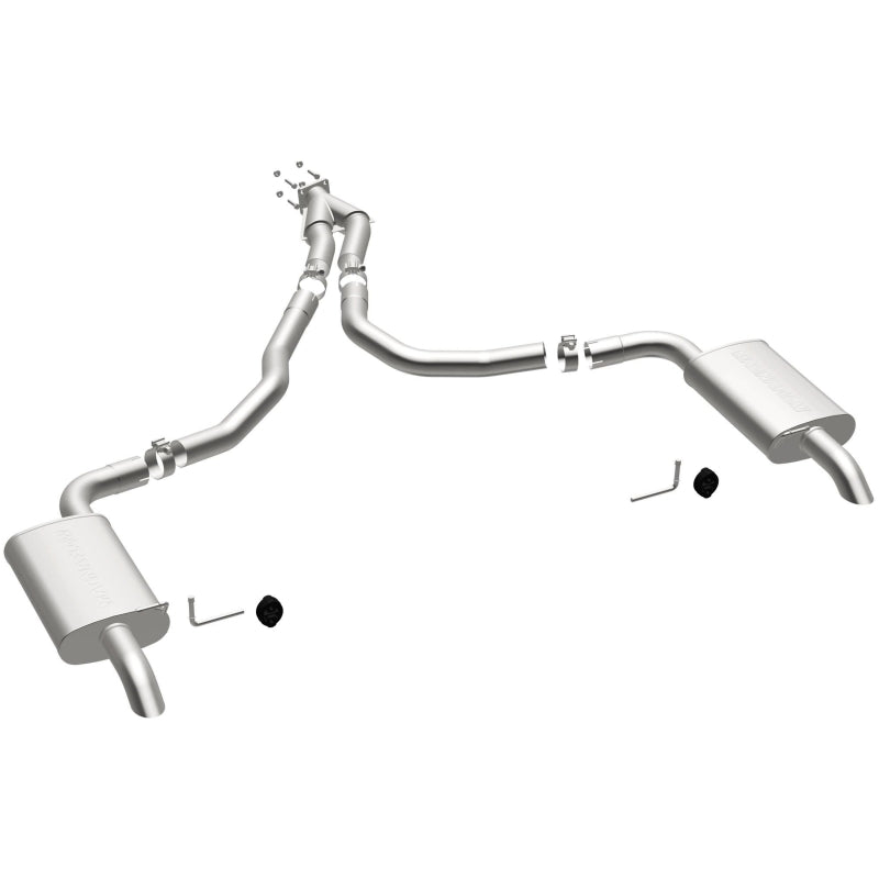 MagnaFlow 75-79 Chevy Corvette V8 5.7L Dual Split Rear Exit Stainless Cat-Back Perf Exhaust system components