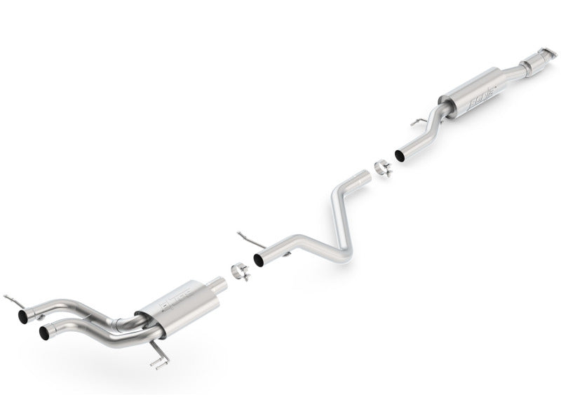 Borla 13-15 Hyundai Veloster Turbo 1.6L AT/MT FWD 2dr Dual Center Rear Exit Cat-Back Exhaust parts