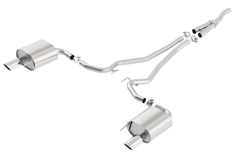Borla Atak Cat Back 15-17 Ford Mustang 2.3L EcoBoost MT/AT 2.25in pipe 4in tip exhaust system