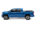Retrax 2022+ Toyota Tundra (5.7ft Bed w/ Deck Rail System) RetraxONE XR Bed Cover on blue truck