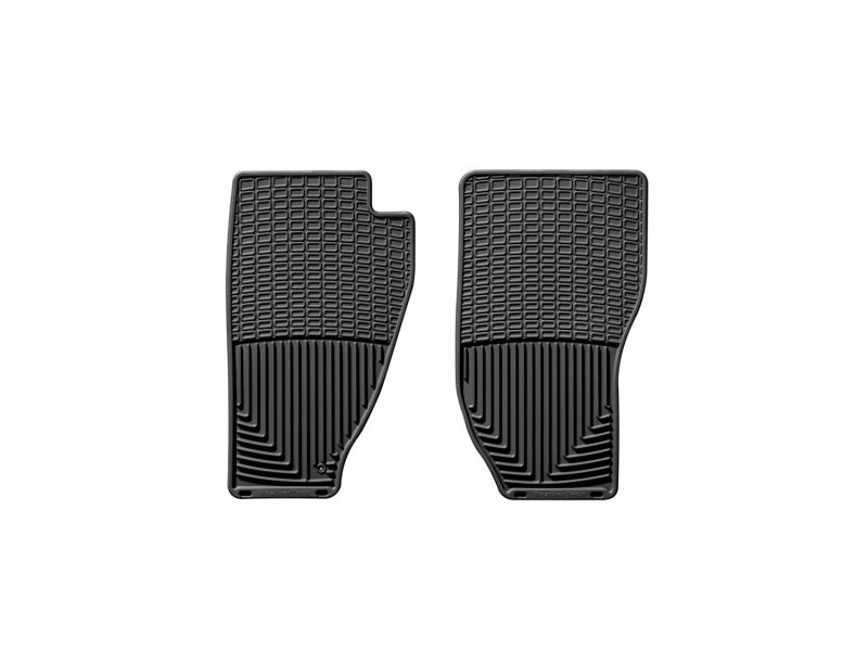 WeatherTech 84-96 Jeep Cherokee (2 door) Front Rubber Mats - Black Secondary image