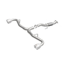 MagnaFlow Cat-Back 2015 Alfa Romeo 4C 1.7L SS 2.5in Dual Split Rear 4.in Tips exhaust system for performance upgrades.