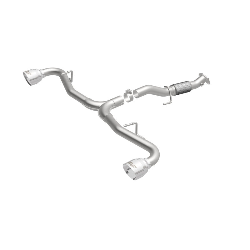 MagnaFlow Cat-Back 2015 Alfa Romeo 4C 1.7L SS 2.5in Dual Split Rear 4.in Tips exhaust system for performance upgrades.